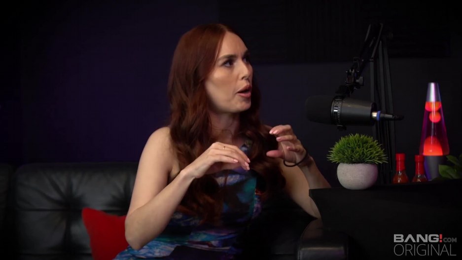 Stunning Redhead Kiki Vidis Fucks On The Bang Podcast - 2022